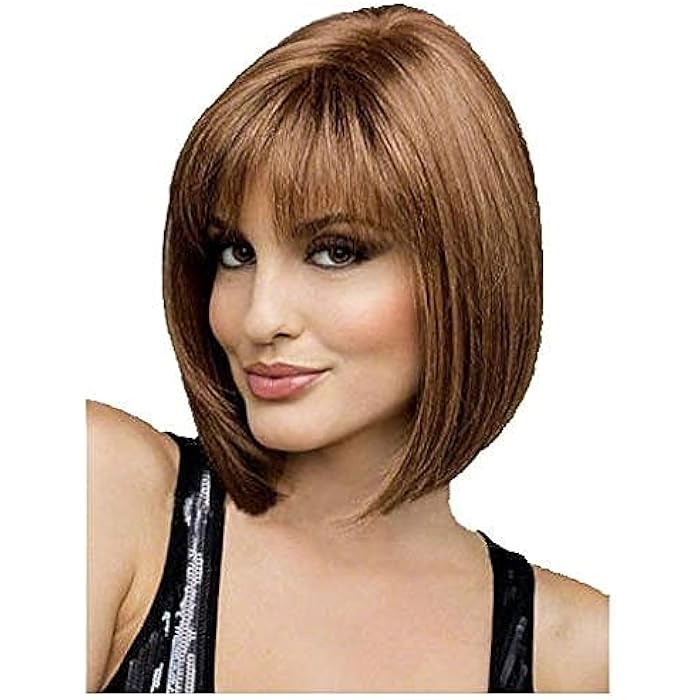 DILLARDS Women's Wig Synthetic Hair Short Brown Color Cool Vogue Wig - Image 3